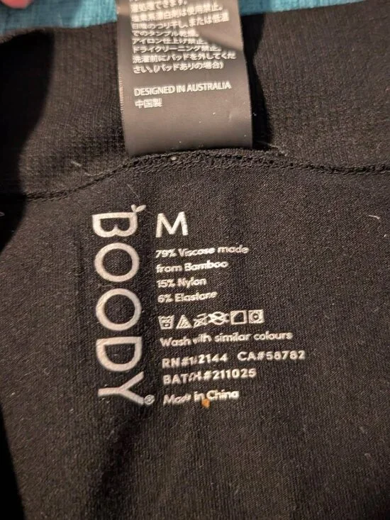 Boody Leggings in Medium Black - NEW - Picture 6 of 8